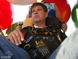 Illustration for article titled Second Balloon Man Uses GPS, Kool-Aid To Go Where No Brazilian Priest Has Gone Before